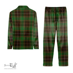 ScotsTee Shop Scottish McFie Hunting Ancient Tartan Pajama Satin Velvet Flannel Pajama Set