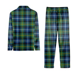 ScotsTee Shop Scottish McNeil of Barra Ancient Tartan Pajama Satin Velvet Flannel Pajama Set