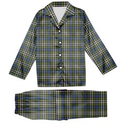 ScotsTee Shop Scottish McDonell of Glengarry Dress Ancient Tartan Pajama Satin Velvet Flannel Pajama Set