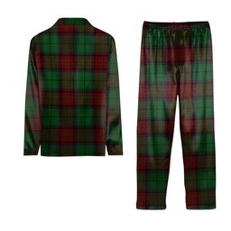 ScotsTee Shop Scottish McInery Tartan Pajama Satin Velvet Flannel Pajama Set