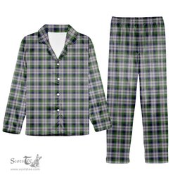 ScotsTee Shop Scottish Mcnaghten Dress Tartan Pajama Satin Velvet Flannel Pajama Set