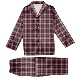 ScotsTee Shop Scottish McFarland Dress Tartan Pajama Satin Velvet Flannel Pajama Set