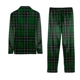 ScotsTee Shop Scottish McLean of Duart Hunting Tartan Pajama Satin Velvet Flannel Pajama Set