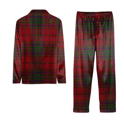 ScotsTee Shop Scottish McDougall Modern Tartan Pajama Satin Velvet Flannel Pajama Set