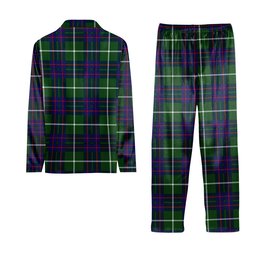 ScotsTee Shop Scottish McIntyre Hunting Modern Tartan Pajama Satin Velvet Flannel Pajama Set