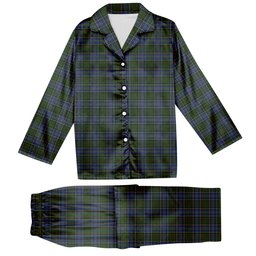 ScotsTee Shop Scottish McMillan Hunting Tartan Pajama Satin Velvet Flannel Pajama Set