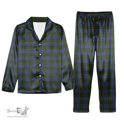 ScotsTee Shop Scottish McMillan Hunting Tartan Pajama Satin Velvet Flannel Pajama Set