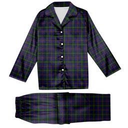 ScotsTee Shop Scottish McClafferty Tartan Pajama Satin Velvet Flannel Pajama Set