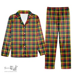 ScotsTee Shop Scottish McIndoe Tartan Pajama Satin Velvet Flannel Pajama Set