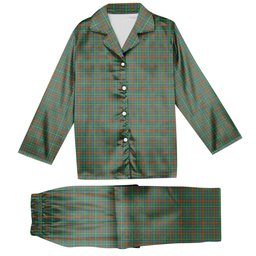 ScotsTee Shop Scottish McIntosh Hunting Ancient Tartan Pajama Satin Velvet Flannel Pajama Set