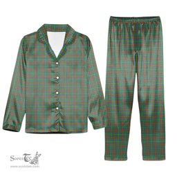 ScotsTee Shop Scottish McIntosh Hunting Ancient Tartan Pajama Satin Velvet Flannel Pajama Set
