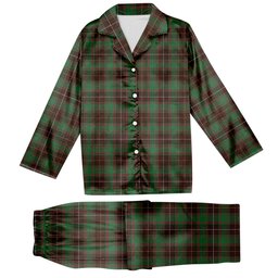 ScotsTee Shop Scottish MacFie Hunting Modern Tartan Pajama Satin Velvet Flannel Pajama Set