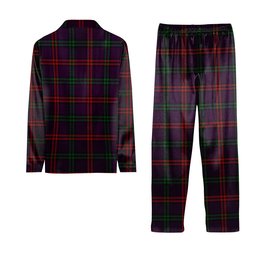 ScotsTee Shop Scottish Montgomrie or Montgomery of Eglinton Tartan Pajama Satin Velvet Flannel Pajama Set