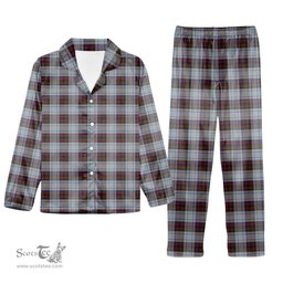 ScotsTee Shop Scottish MacDonald Dress 3 Tartan Pajama Satin Velvet Flannel Pajama Set