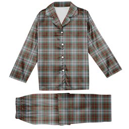 ScotsTee Shop Scottish MacBean Dress Tartan Pajama Satin Velvet Flannel Pajama Set