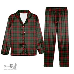 ScotsTee Shop Scottish Murdoch Dalgliesh Tartan Pajama Satin Velvet Flannel Pajama Set