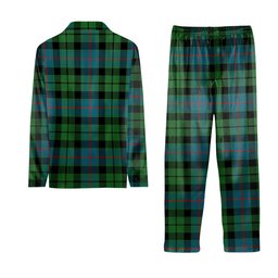 ScotsTee Shop Scottish Morrison Hunting Ancient Tartan Pajama Satin Velvet Flannel Pajama Set
