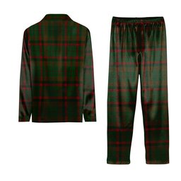 ScotsTee Shop Scottish MacCracken Hunting Tartan Pajama Satin Velvet Flannel Pajama Set