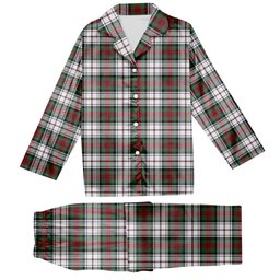 ScotsTee Shop Scottish MacDuff Dress Modern Tartan Pajama Satin Velvet Flannel Pajama Set