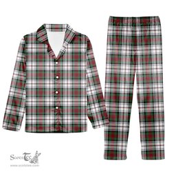 ScotsTee Shop Scottish MacDuff Dress Modern Tartan Pajama Satin Velvet Flannel Pajama Set