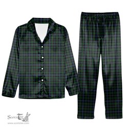 ScotsTee Shop Scottish Murray 1830-40 Tartan Pajama Satin Velvet Flannel Pajama Set