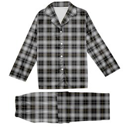ScotsTee Shop Scottish MacFie of Colonsay Dress Tartan Pajama Satin Velvet Flannel Pajama Set