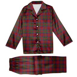 ScotsTee Shop Scottish MacFadyan MacGregor Hastie Tartan Pajama Satin Velvet Flannel Pajama Set