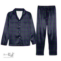 ScotsTee Shop Scottish MacCainsh Tartan Pajama Satin Velvet Flannel Pajama Set