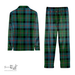 ScotsTee Shop Scottish MacCallum Ancient Tartan Pajama Satin Velvet Flannel Pajama Set