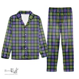 ScotsTee Shop Scottish MacDonald Ancient Tartan Pajama Satin Velvet Flannel Pajama Set