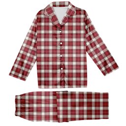 ScotsTee Shop Scottish McPhee Dress Modern Tartan Pajama Satin Velvet Flannel Pajama Set