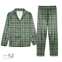 ScotsTee Shop Scottish MacGiboney Dress Tartan Pajama Satin Velvet Flannel Pajama Set
