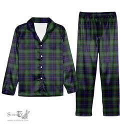 ScotsTee Shop Scottish MacCraig Tartan Pajama Satin Velvet Flannel Pajama Set