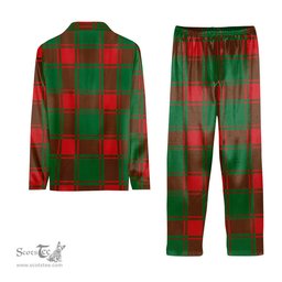 ScotsTee Shop Scottish Middleton Modern Tartan Pajama Satin Velvet Flannel Pajama Set