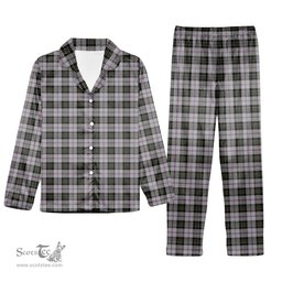 ScotsTee Shop Scottish McPherson Dress Ancient Tartan Pajama Satin Velvet Flannel Pajama Set