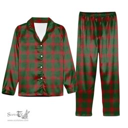 ScotsTee Shop Scottish Middleton Tartan Pajama Satin Velvet Flannel Pajama Set