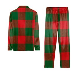 ScotsTee Shop Scottish Moncrieffe SC Tartan Pajama Satin Velvet Flannel Pajama Set
