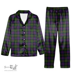 ScotsTee Shop Scottish MacBrayne Tartan Pajama Satin Velvet Flannel Pajama Set