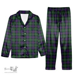 ScotsTee Shop Scottish MacCallum Tartan Pajama Satin Velvet Flannel Pajama Set