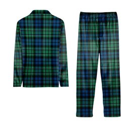 ScotsTee Shop Scottish MacCallum Ancient SC Tartan Pajama Satin Velvet Flannel Pajama Set