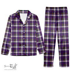 ScotsTee Shop Scottish MacDonald Dress Modern SC Tartan Pajama Satin Velvet Flannel Pajama Set