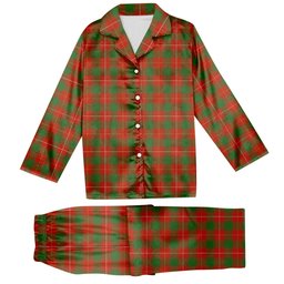 ScotsTee Shop Scottish MacFie Ancient Tartan Pajama Satin Velvet Flannel Pajama Set