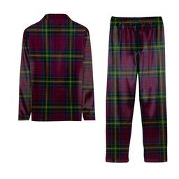 ScotsTee Shop Scottish MacGaugh Tartan Pajama Satin Velvet Flannel Pajama Set