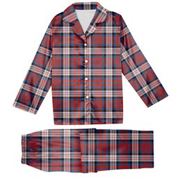 ScotsTee Shop Scottish MacDonald Dress Irish Ancient Tartan Pajama Satin Velvet Flannel Pajama Set