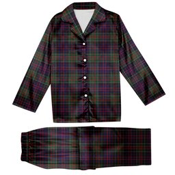 ScotsTee Shop Scottish MacDonald of Clan Ranald Tartan Pajama Satin Velvet Flannel Pajama Set