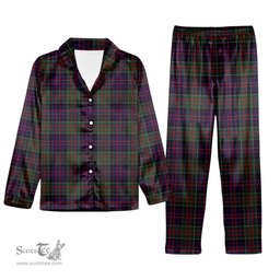 ScotsTee Shop Scottish MacDonald of Clan Ranald Tartan Pajama Satin Velvet Flannel Pajama Set