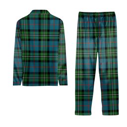 ScotsTee Shop Scottish McPhail Hunting Ancient Tartan Pajama Satin Velvet Flannel Pajama Set