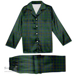 ScotsTee Shop Scottish Moncreiffe of Atholl Tartan Pajama Satin Velvet Flannel Pajama Set