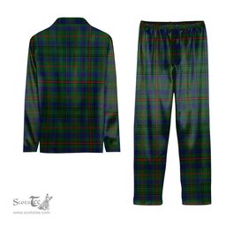ScotsTee Shop Scottish Moncreiffe of Atholl Tartan Pajama Satin Velvet Flannel Pajama Set