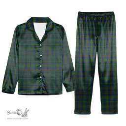 ScotsTee Shop Scottish Moncreiffe of Atholl Tartan Pajama Satin Velvet Flannel Pajama Set